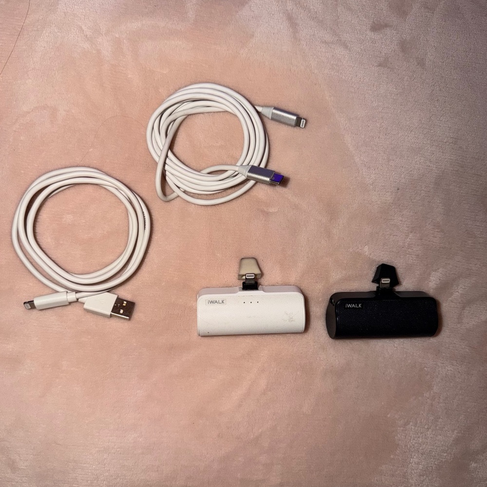 Portable Charging Set with Cables